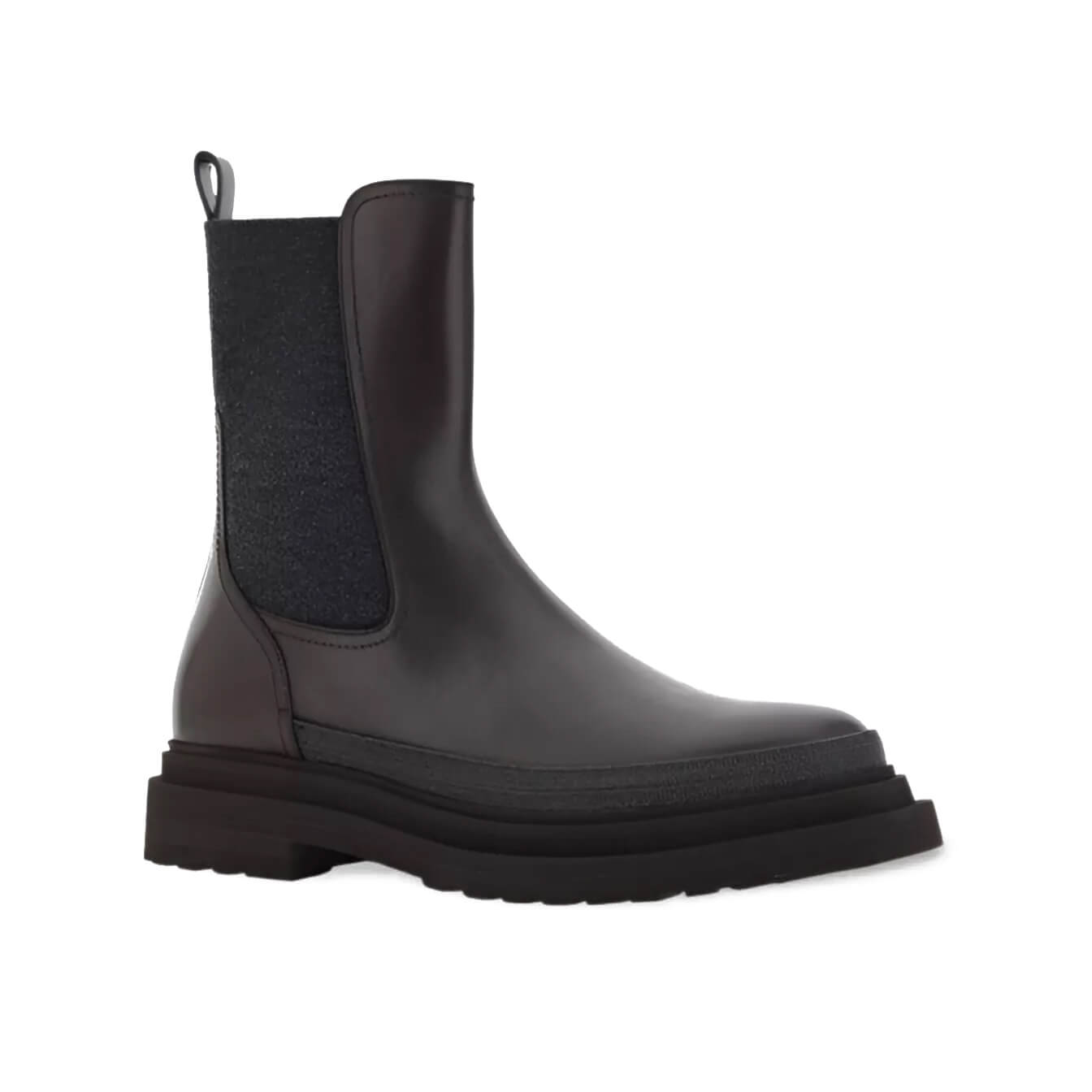 Brunello Cucinelli Women’s Leather Chelsea Boot at Enigma Boutique